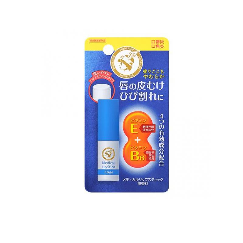 メンターム 薬用メディカルリップスティックCa 無香料タイプ 3.2g