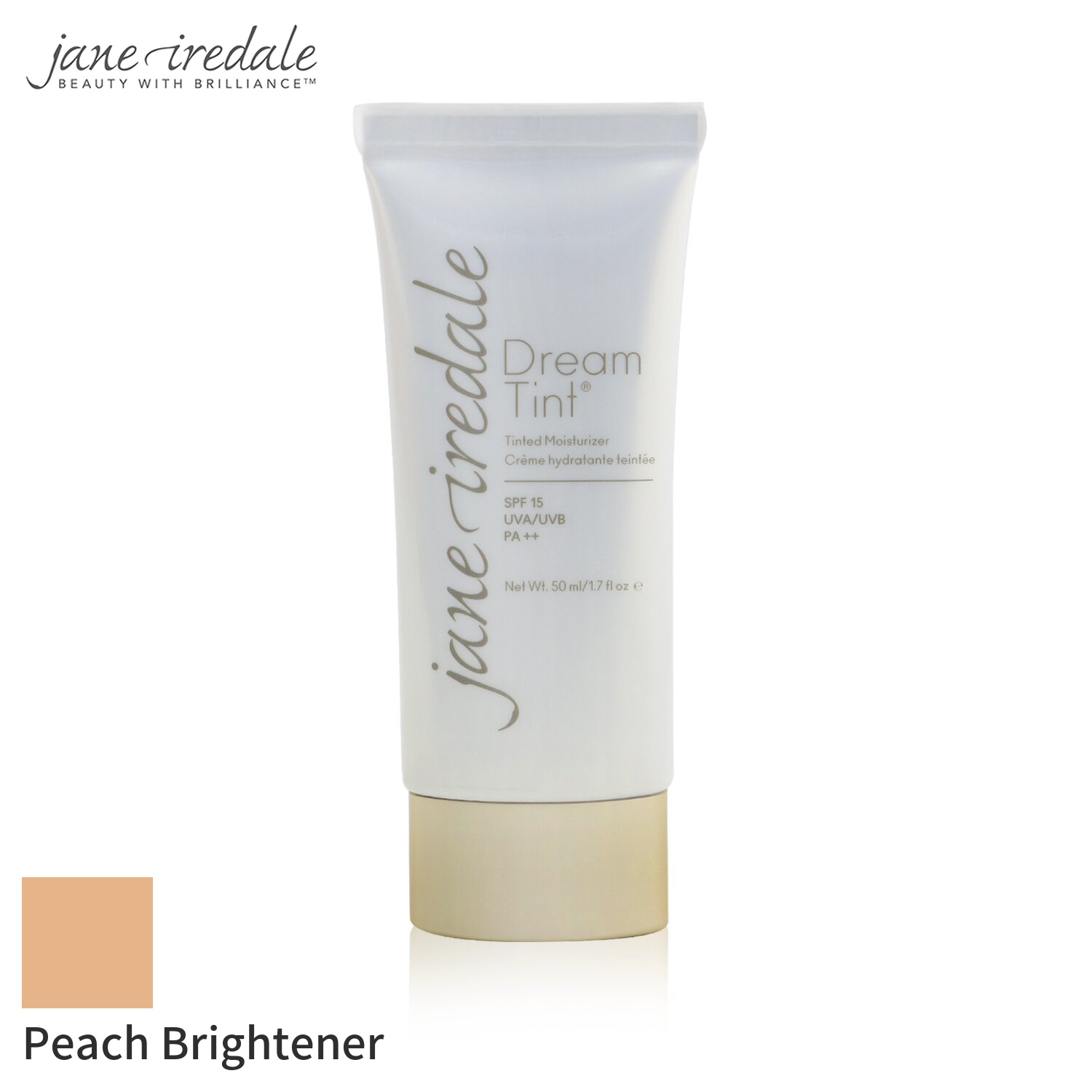 ジェーンアイルデール モイスチャライザー Jane Iredale 保湿 ドリーム ティント SPF 15 - Peach Brightener 50ml メイクアップ フェイス 人気 コスメ 化粧品 誕生日プレゼント ギフト