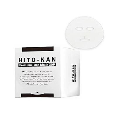 SALE HITO-KAN プレミアムフェイスマスク 30枚入 ヒト幹細胞 パック 美容グッズ フェイスマスク ヒトカン シートマスク 化粧品