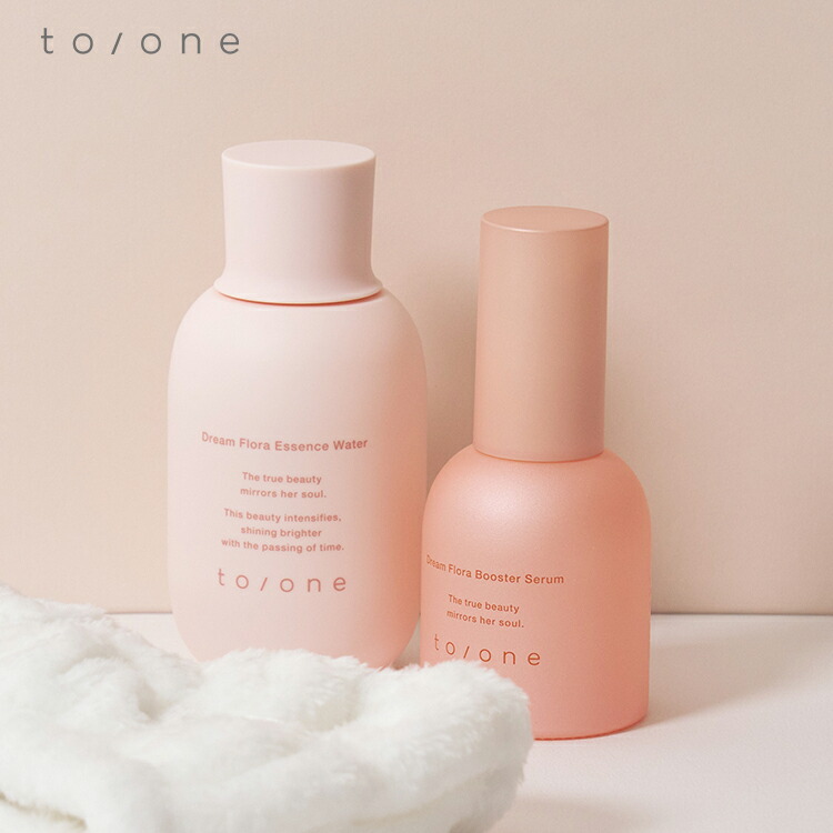 【to/one】フローラシリーズ　デビューキット | toone トーン 化粧品 スキンケア ブースター 美容液 導入液 化粧水 エッセンスウォーター ヘアバンド フローラ シリーズ スペシャル キット セット 数量限定 送料無料 彼女 妻 ギフト プレゼント