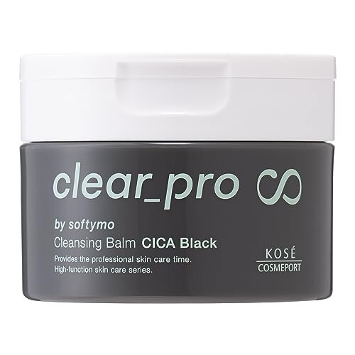 ソフティモ KOSE クリアプロ クレンジングバーム CICA ブラック 毛穴の黒ずみズミ テカリ 90g 黒ずみ