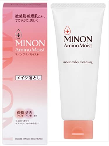 MINON(ミノン) アミノモイスト モイストミルキィ クレンジング 100g 敏感肌 乾燥肌 メイク落とし 毛穴汚れ クリームタイプ