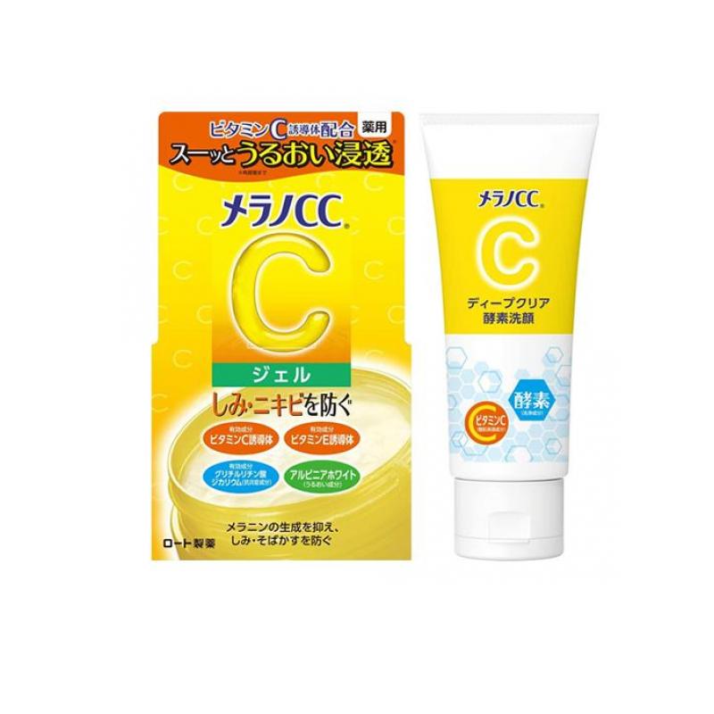 【3980円以上で注文可能】メラノCC 薬用しみ対策美白ジェル 100g (& ディープクリア酵素洗顔 130g)